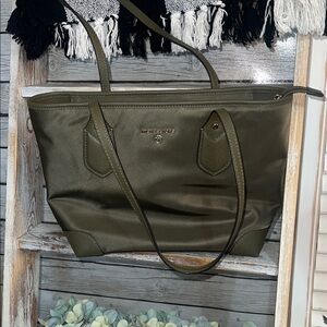 Michael Kors Olive Green Tote Bag